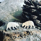 Bear Stud Earrings
