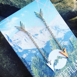 Arrow Chains Stud Earrings