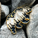 Night Sky Bear Enamel Pin