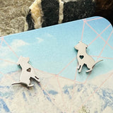 Dogs Stud Earrings