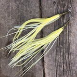 "HoopWest" Pale Yellow Earrings