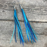 "HoopWest" Ocean Blue Earrings
