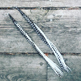 "HoopWest" Black & White Earrings