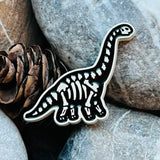 Brontosaurus Skeleton Enamel Pin