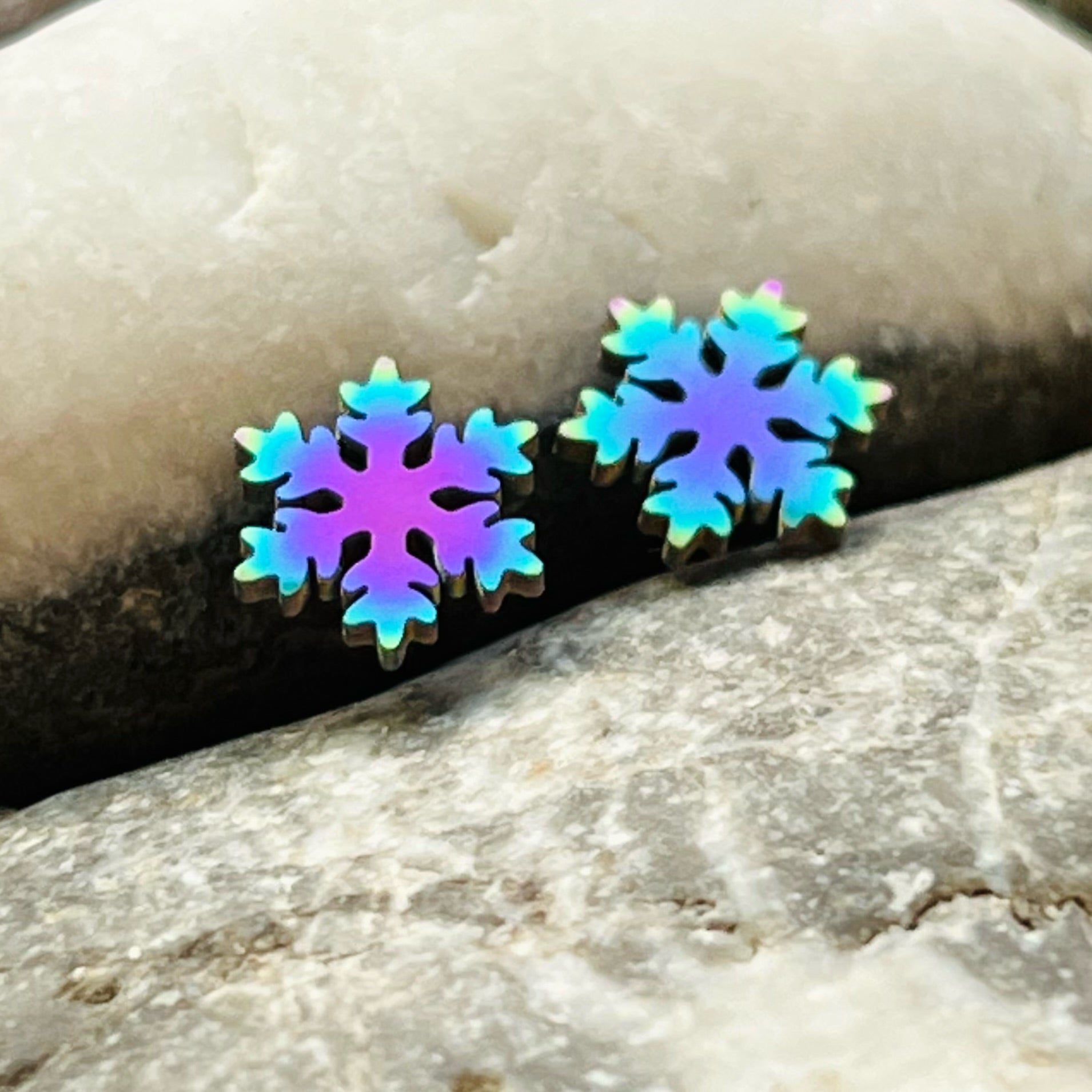 Snowflakes Stud Earrings