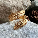 Adjustable Feather Ring