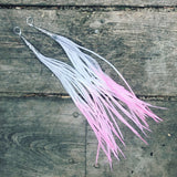 "HoopWest" Grey & Pink Fade Earrings