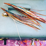 "HoopWest" Natural & Multicolour Fade Earrings