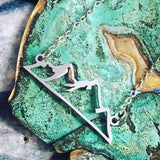 Stylized Mountains Necklace
