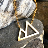 Triangle Mountains Necklace