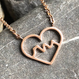 Heart Three Sisters Necklace