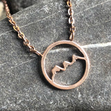 Round Three Sisters Necklace
