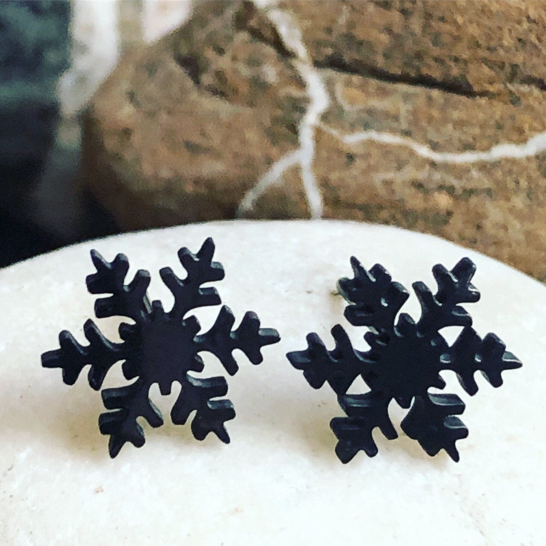 Snowflakes Stud Earrings