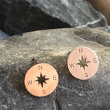 Compasses Stud Earrings