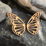 Butterfly Wing Stud Earrings