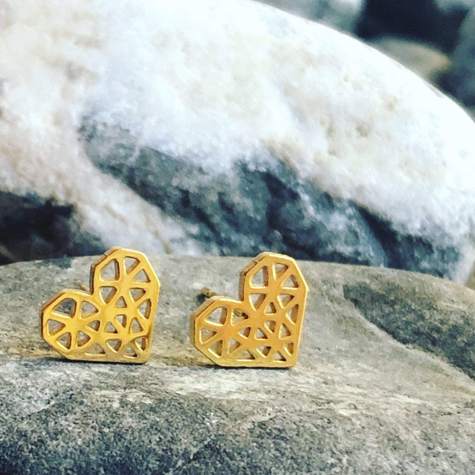 Hearts Stud Earrings