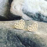 Hearts Stud Earrings
