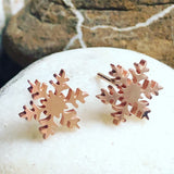 Snowflakes Stud Earrings