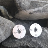 Compasses Stud Earrings