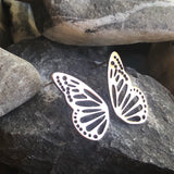 Butterfly Wing Stud Earrings