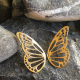 Butterfly Wing Stud Earrings