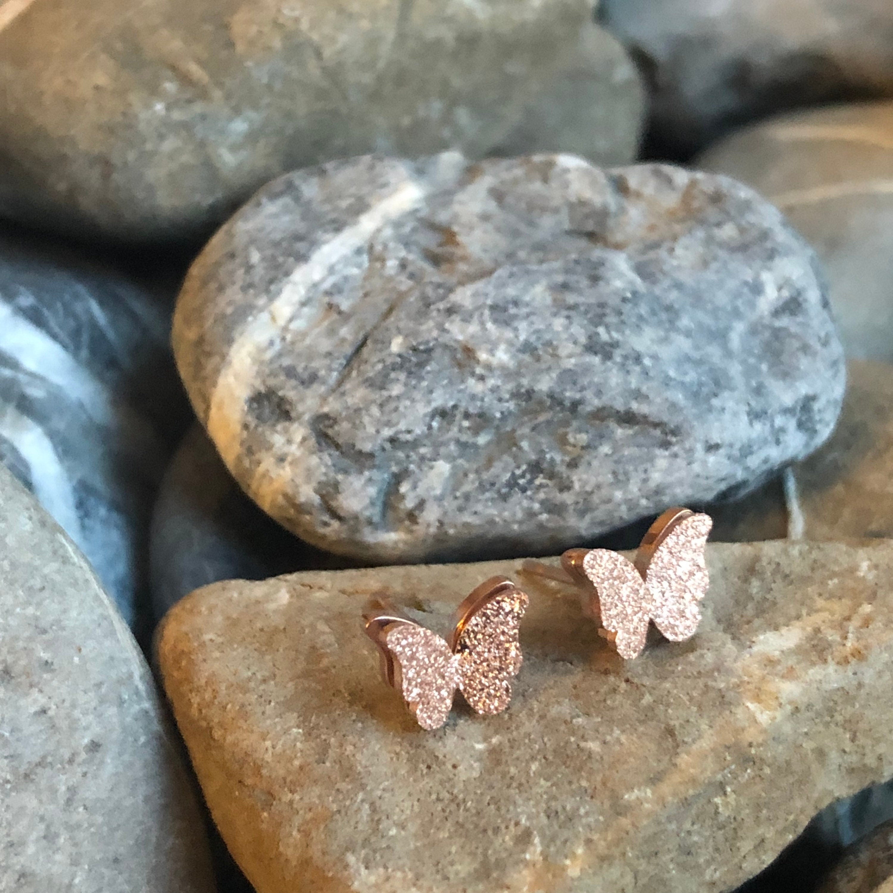 Butterflies Stud Earrings