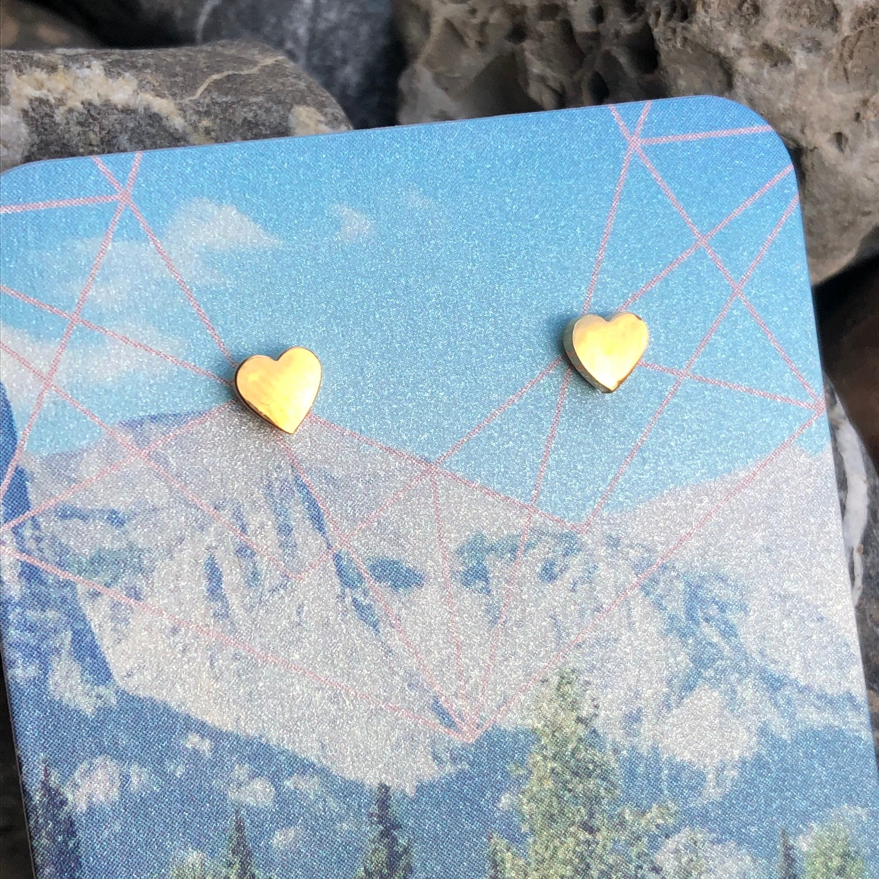 Hearts Stud Earrings