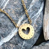 Round Heart Necklace