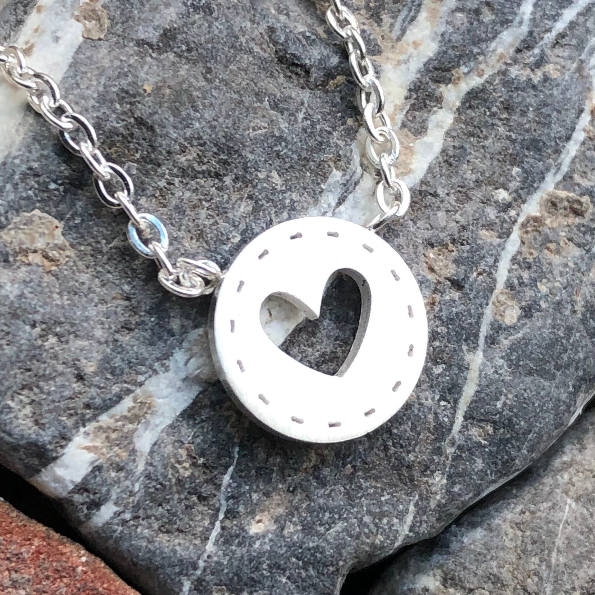 Round Heart Necklace