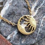 Sun and Moon Necklace