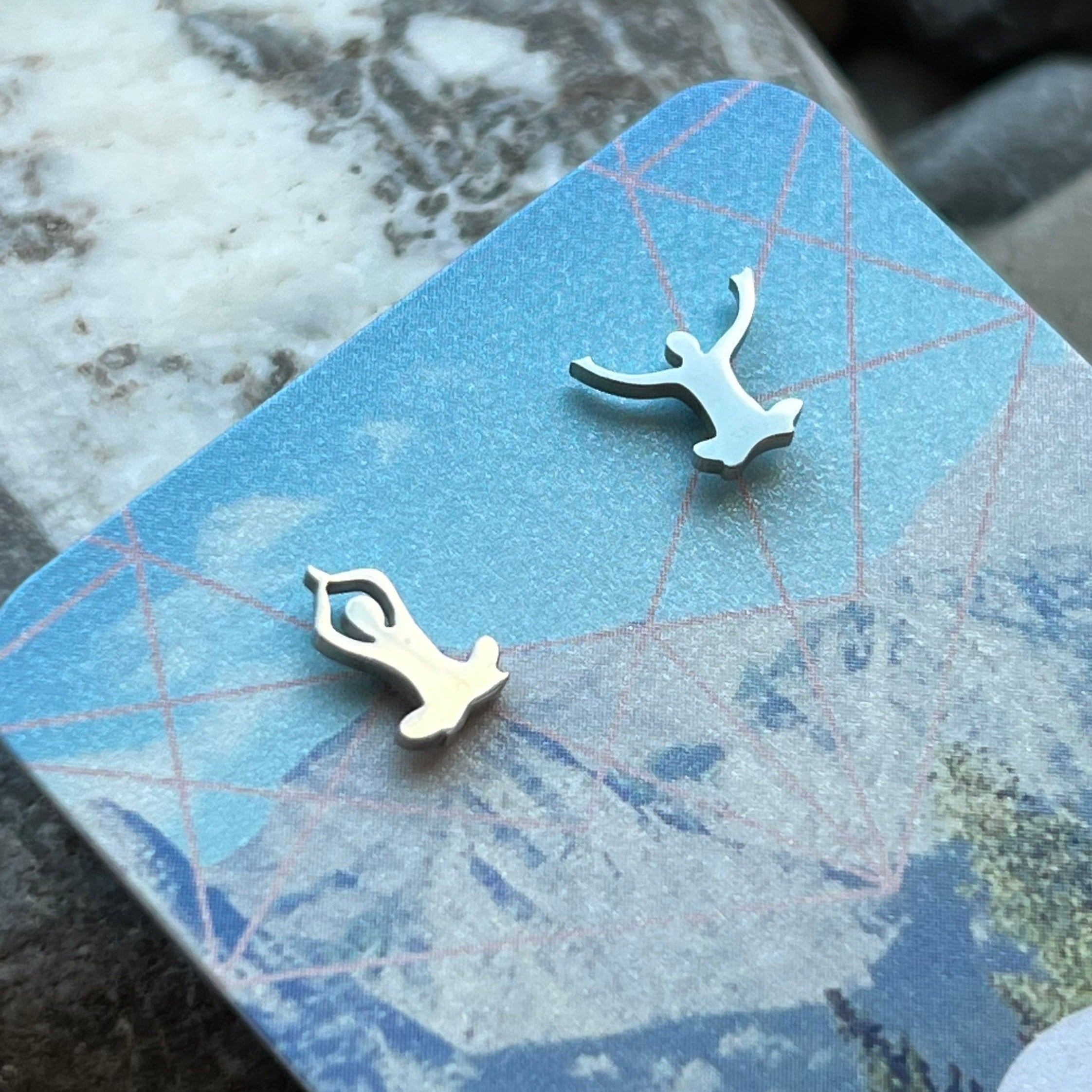 Yoga Stud Earrings