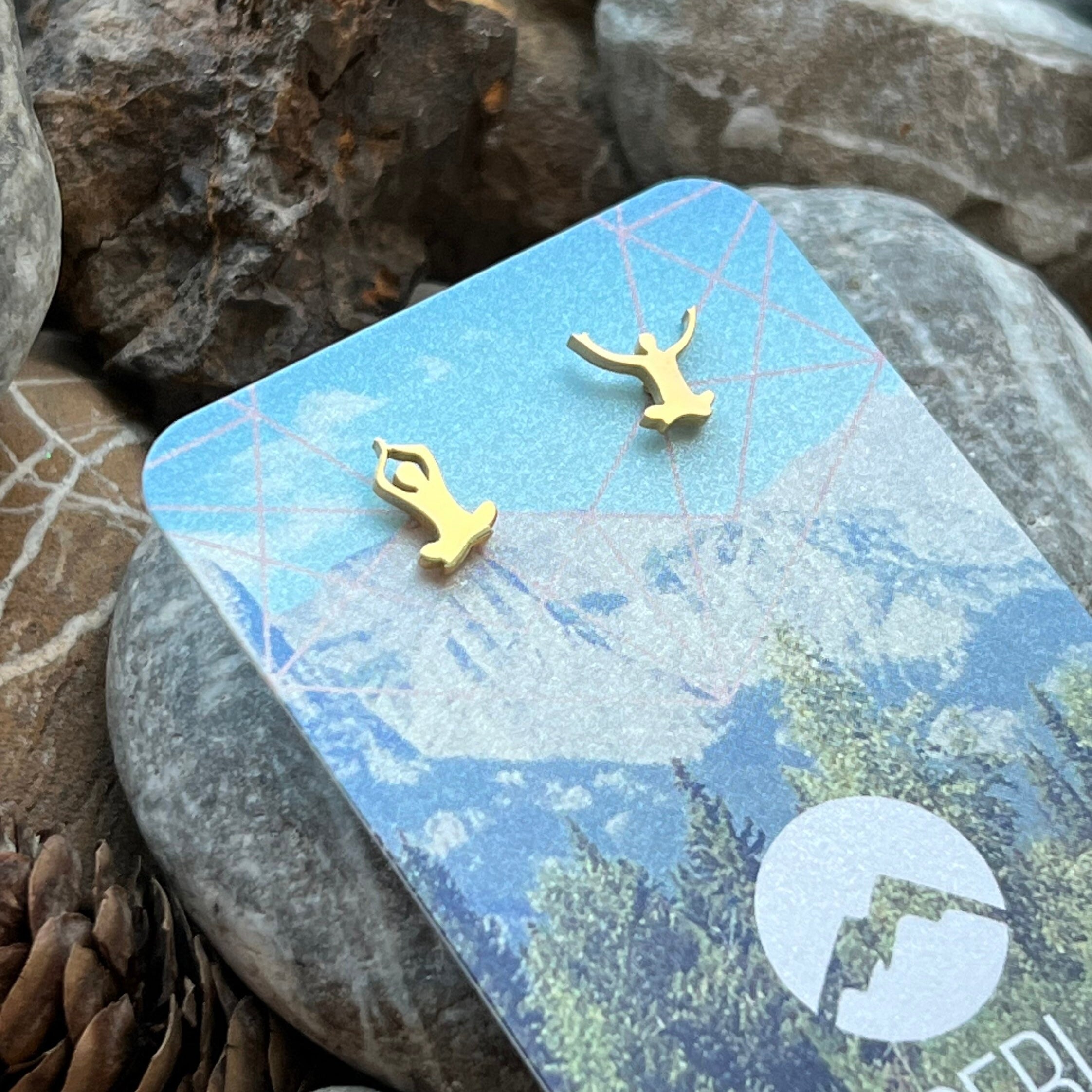 Yoga Stud Earrings