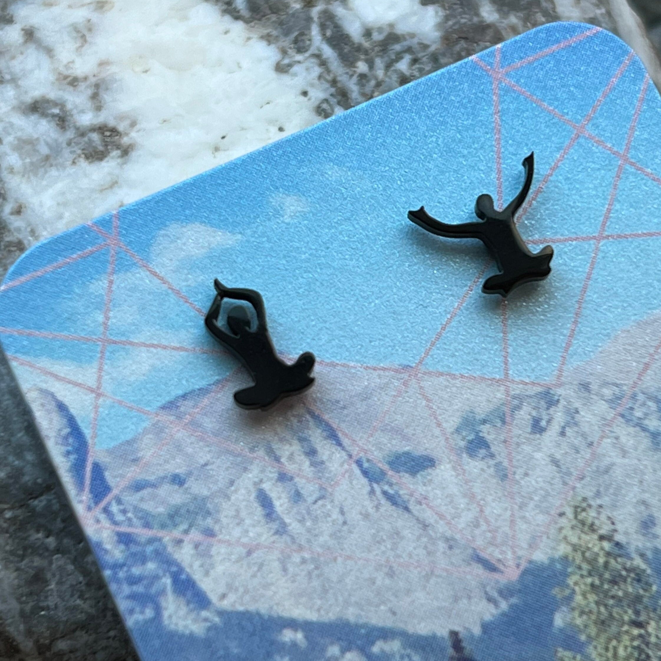 Yoga Stud Earrings