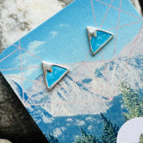 Blue Mountain Stud Earrings