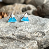 Blue Mountain Stud Earrings