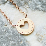 Round Heart Necklace
