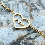 Heart Three Sisters Bracelet