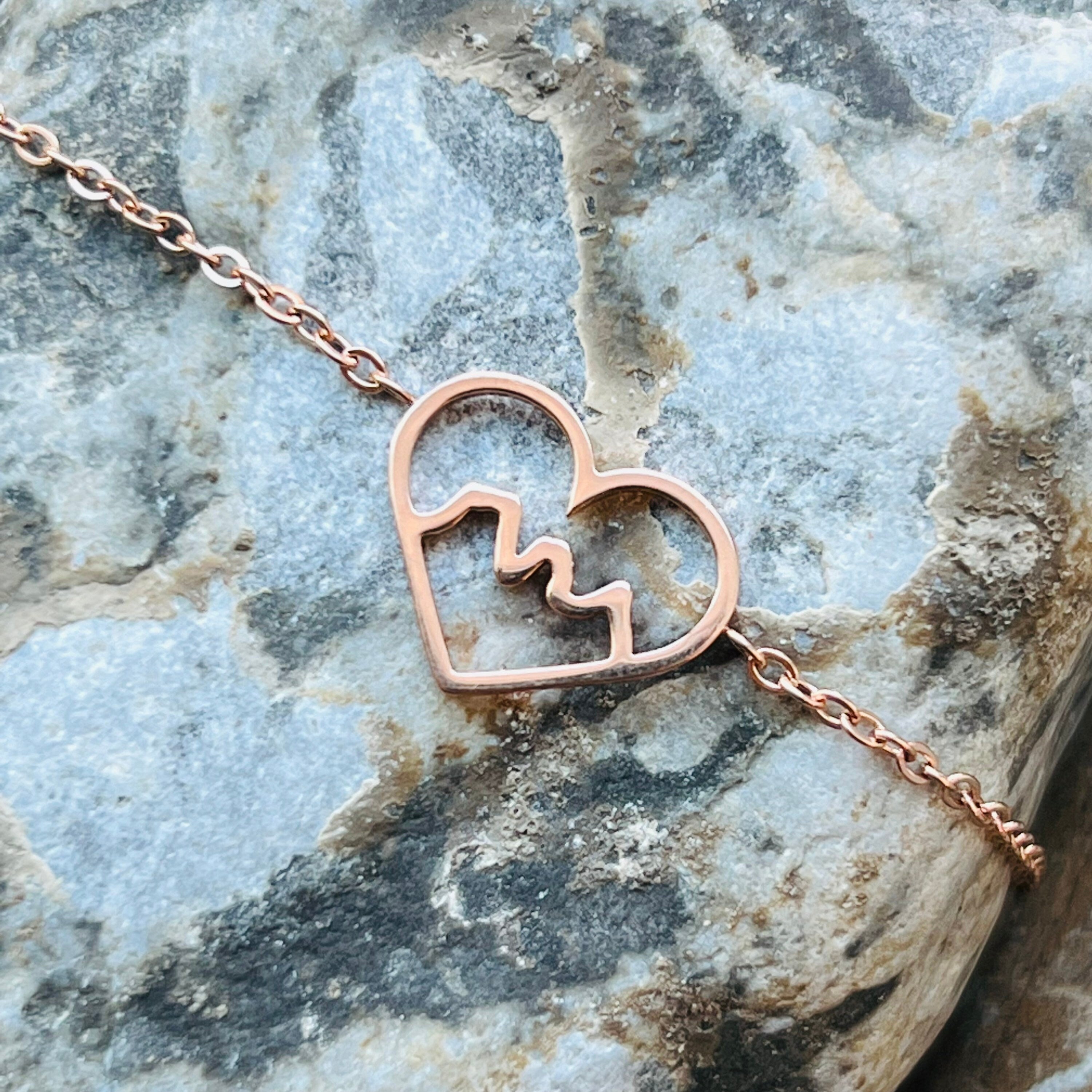 Heart Three Sisters Bracelet