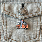 Van Mountains Enamel Pin