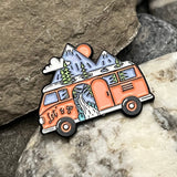 Van Mountains Enamel Pin