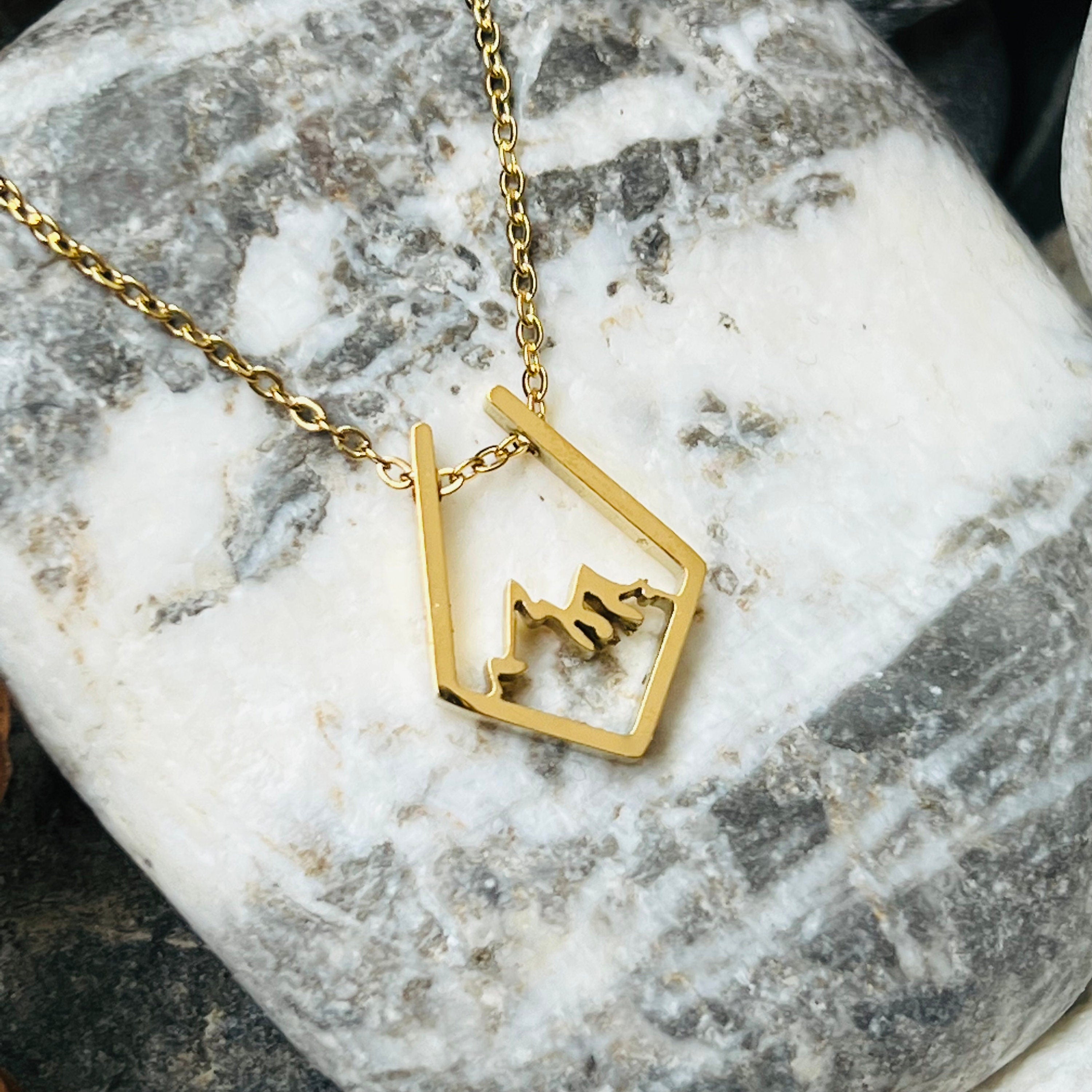 Diamond Mountain Necklace