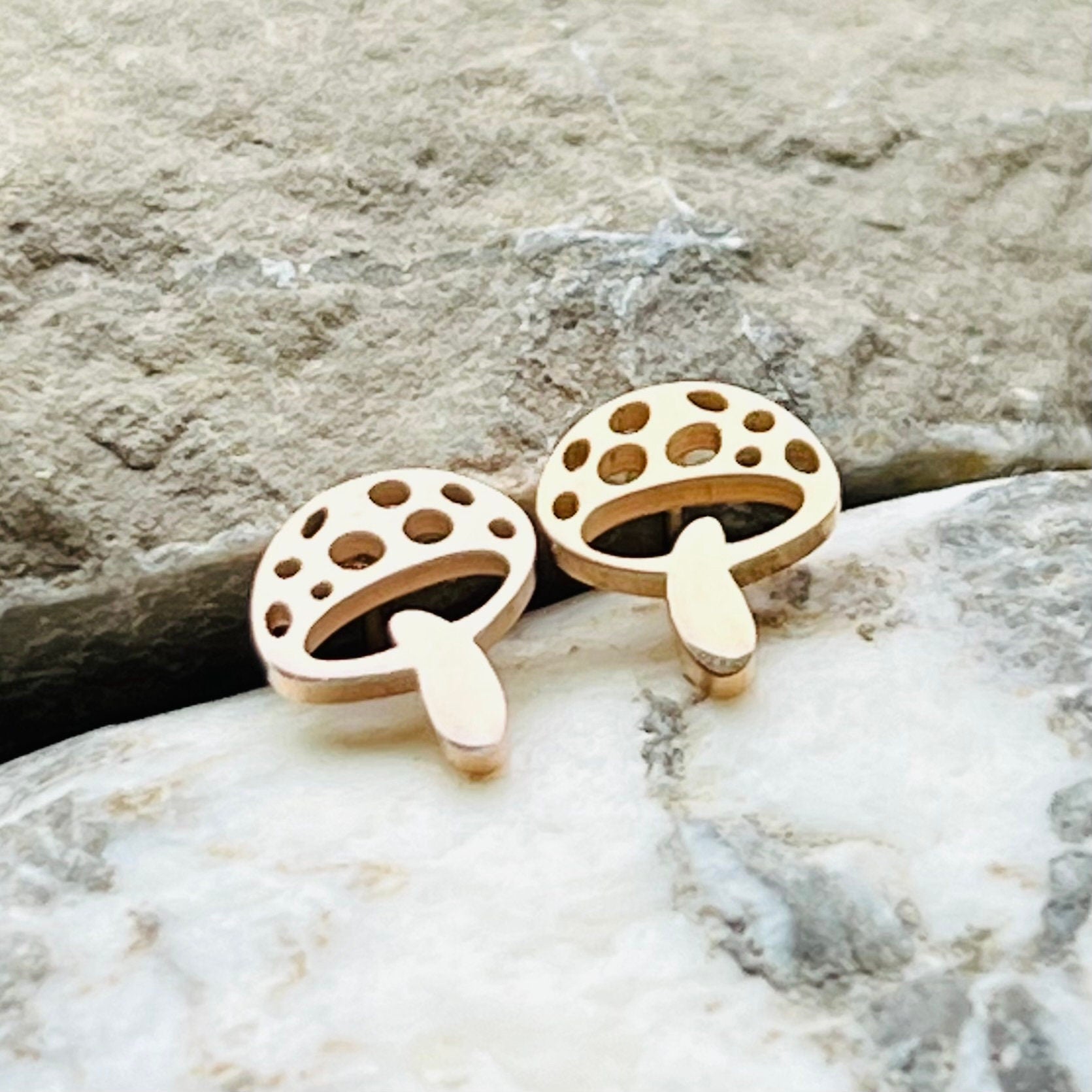 Mushrooms Stud Earrings