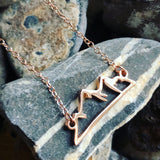 Stylized Mountains Necklace