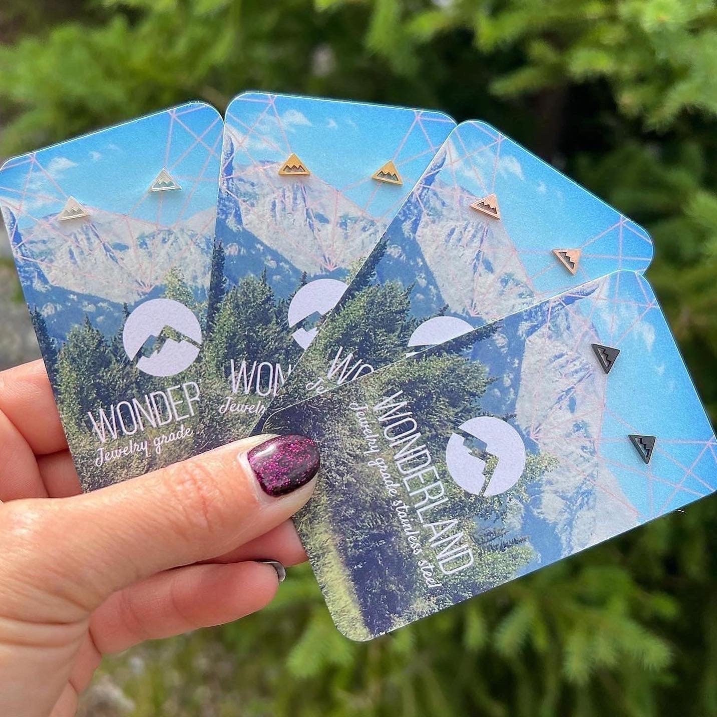 Mountains Stud Earrings