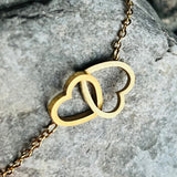 Linked Hearts Bracelet