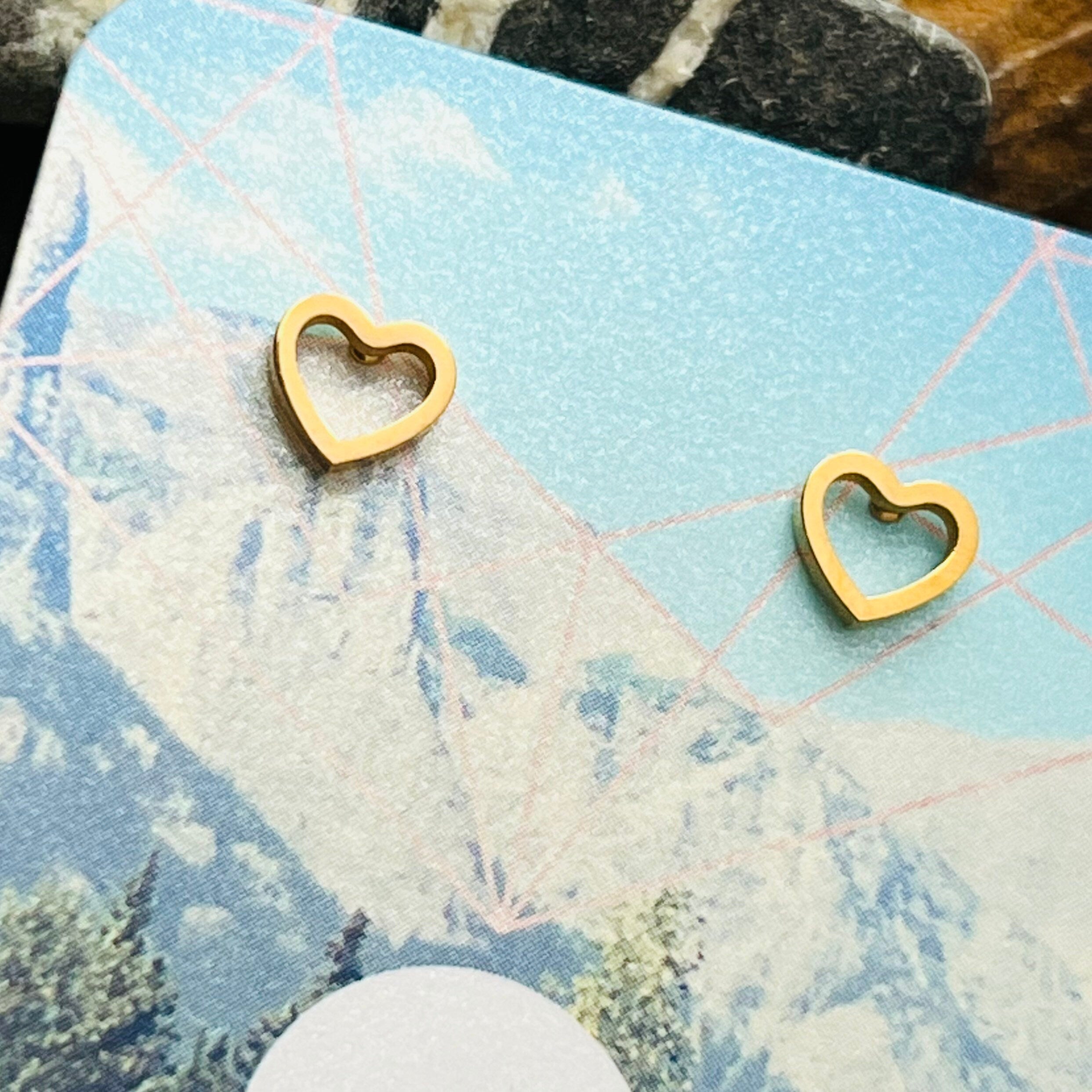Hearts Stud Earrings