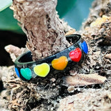Rainbow Hearts Ring