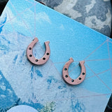 Horseshoe Stud Earrings