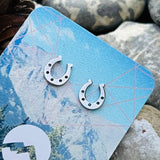 Horseshoe Stud Earrings