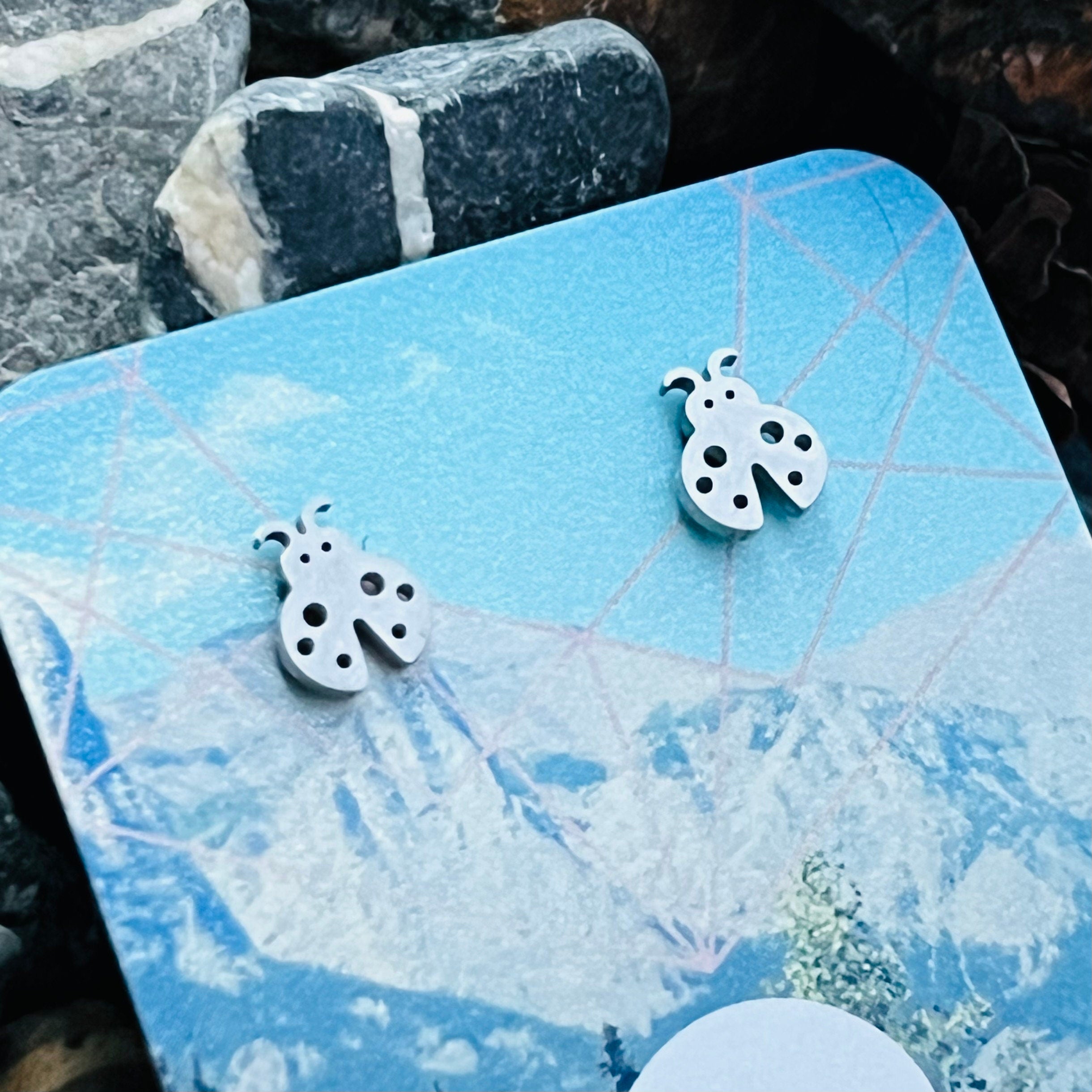 Lady Bugs Stud Earrings